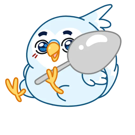 🥄 Эмодзи «Попуг Жорж» для Telegram