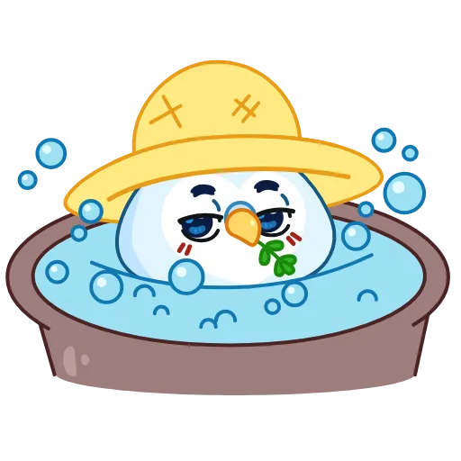🛀 Эмодзи «Попуг Жорж» для Telegram