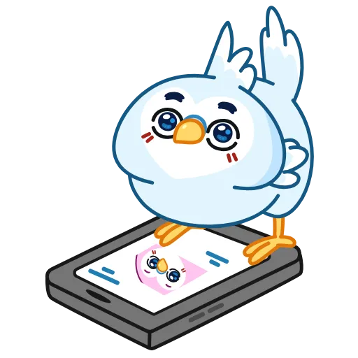 ❤️ Эмодзи «Попуг Жорж» для Telegram