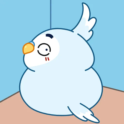 😐 Эмодзи «Попуг Жорж» для Telegram