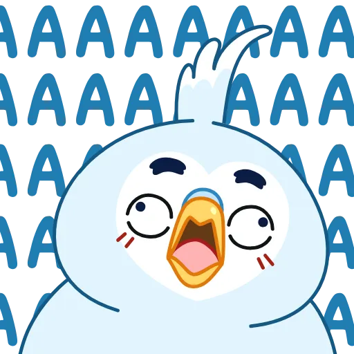 😱 Эмодзи «Попуг Жорж» для Telegram