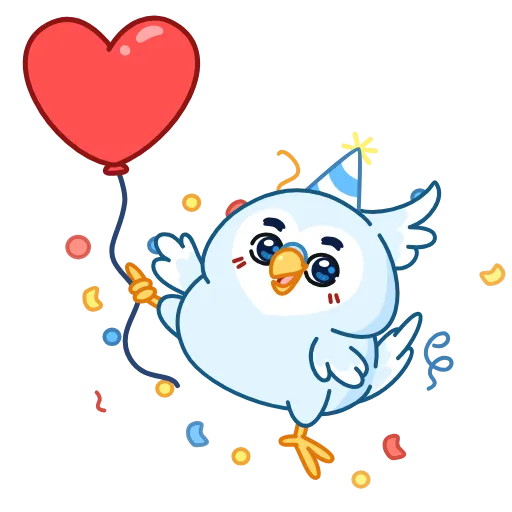 🎈 Эмодзи «Попуг Жорж» для Telegram
