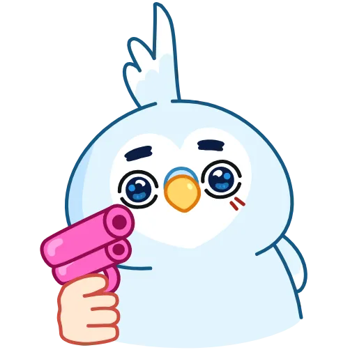 🔫 Эмодзи «Попуг Жорж» для Telegram