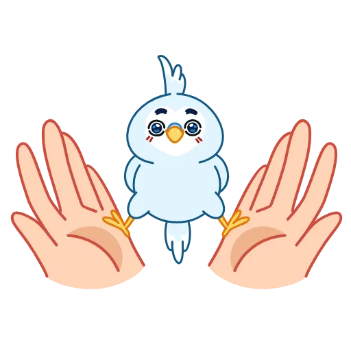 👐 Эмодзи «Попуг Жорж» для Telegram
