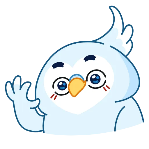 👌 Эмодзи «Попуг Жорж» для Telegram