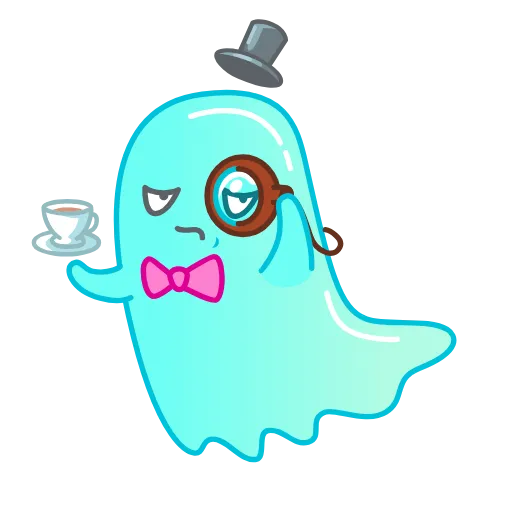 🧐 Эмодзи «Ghost Bugi» для Telegram