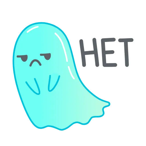 🙅‍♂️ Эмодзи «Ghost Bugi» для Telegram