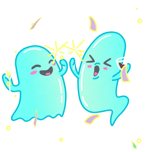 🥳 Эмодзи «Ghost Bugi» для Telegram