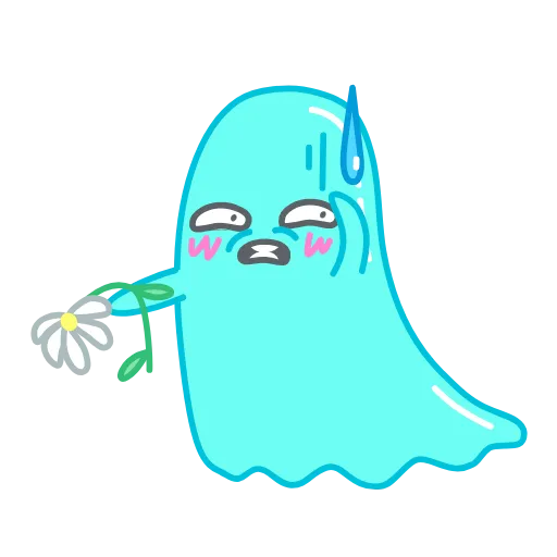 🌼 Эмодзи «Ghost Bugi» для Telegram