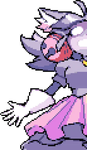 💔 Стикер «Deltarune Ghost Cutie Mew Mew» для Telegram