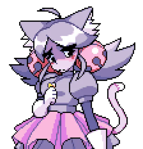 😞 Стикер «Deltarune Ghost Cutie Mew Mew» для Telegram