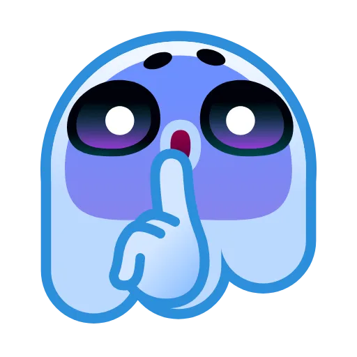 🤫 Эмодзи «Ghost Emoji» для Telegram