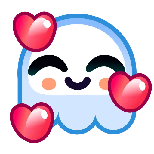 🥰 Эмодзи «Ghost Emoji» для Telegram