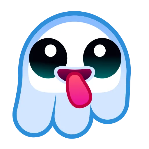 😛 Эмодзи «Ghost Emoji» для Telegram