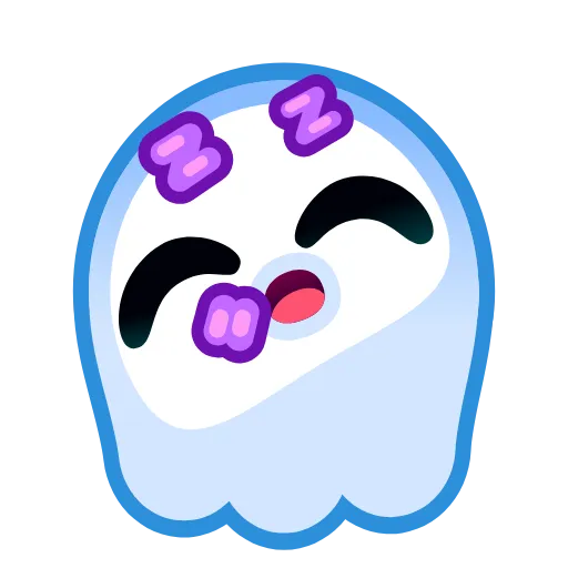 😴 Эмодзи «Ghost Emoji» для Telegram