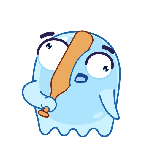 🤪 Эмодзи «Привидение» для Telegram