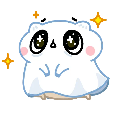 🙏 Эмодзи «Ghost Hamster» для Telegram