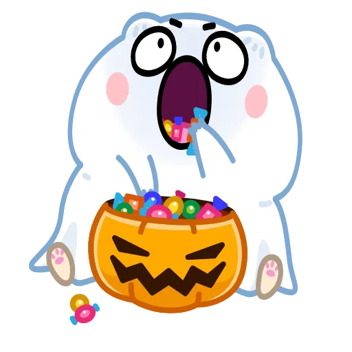 🍬 Эмодзи «Ghost Hamster» для Telegram