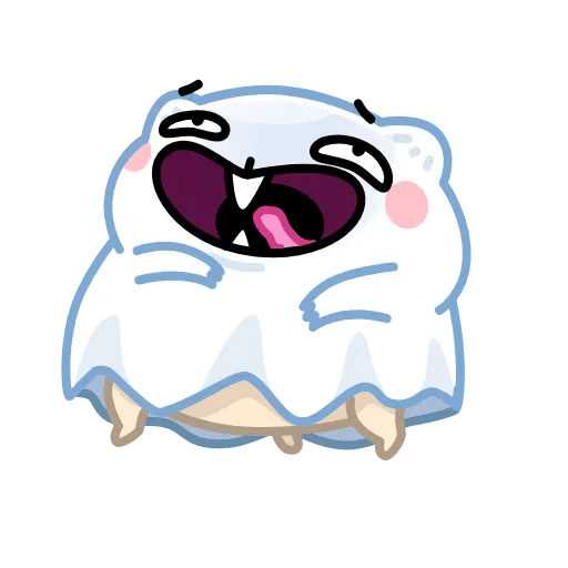 😂 Эмодзи «Ghost Hamster» для Telegram