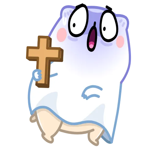 ☦ Эмодзи «Ghost Hamster» для Telegram