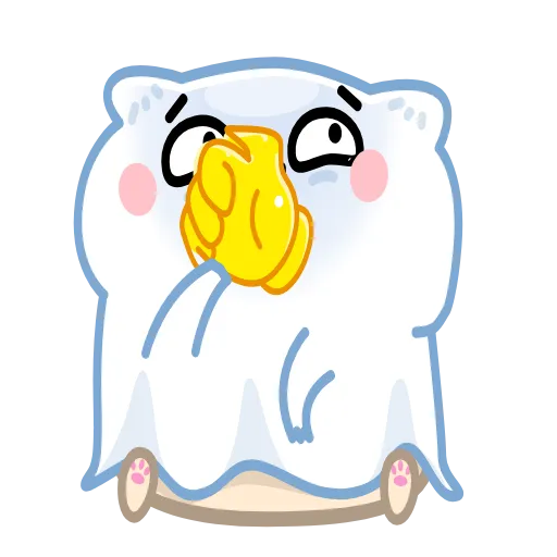 👍 Эмодзи «Ghost Hamster» для Telegram