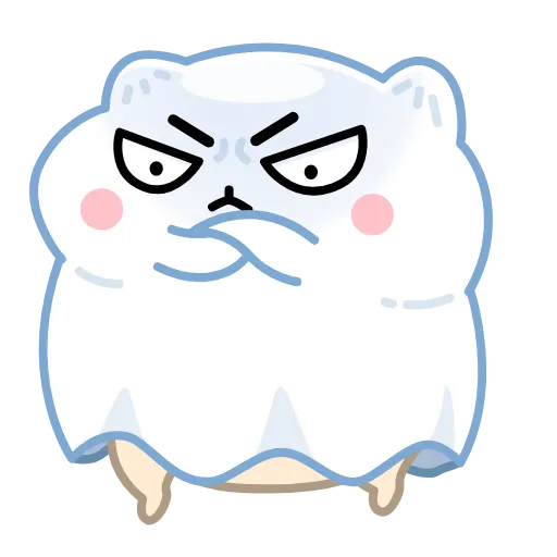 😒 Эмодзи «Ghost Hamster» для Telegram