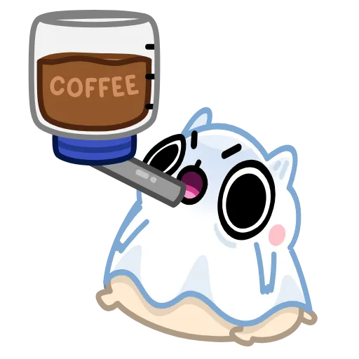 ☕ Эмодзи «Ghost Hamster» для Telegram