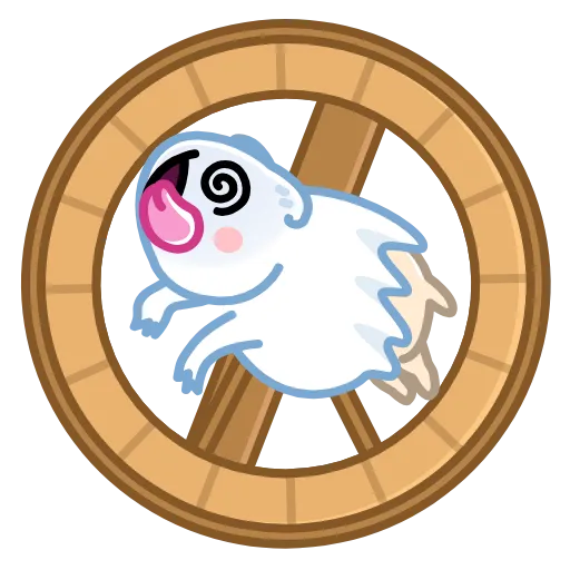 🏃‍♂ Эмодзи «Ghost Hamster» для Telegram