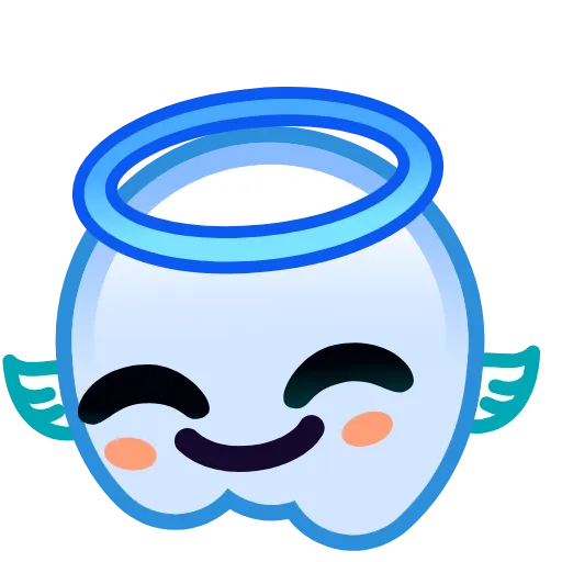 😇 Стикер «Ghost Emoji» для Telegram