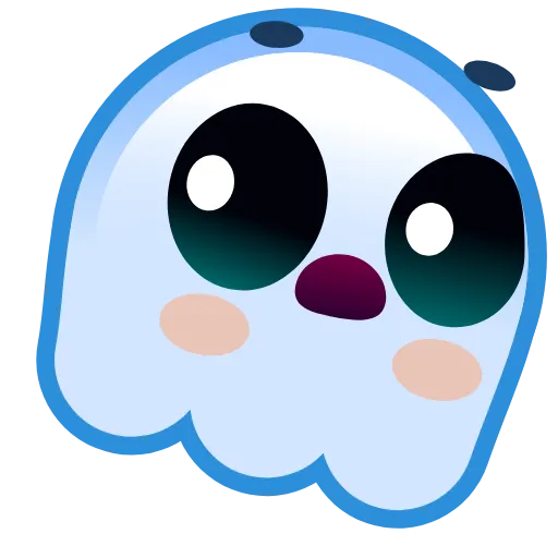 😳 Стикер «Ghost Emoji» для Telegram