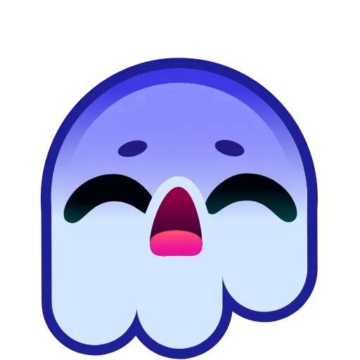 😱 Стикер «Ghost Emoji» для Telegram