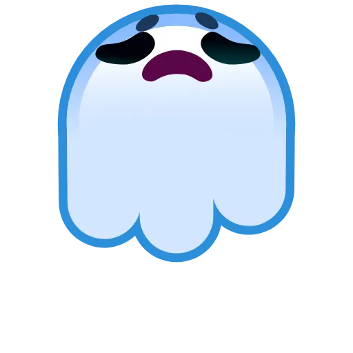 😔 Стикер «Ghost Emoji» для Telegram
