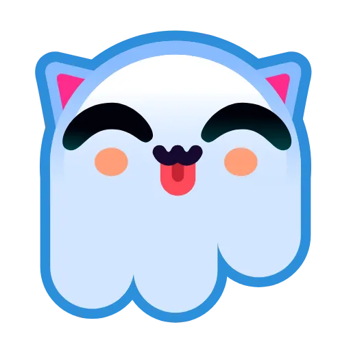 😺 Стикер «Ghost Emoji» для Telegram