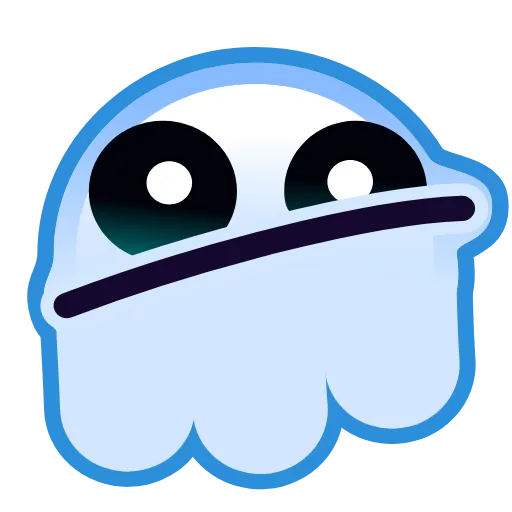 🫤 Стикер «Ghost Emoji» для Telegram