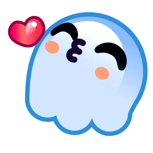 😘 Стикер «Ghost Emoji» для Telegram