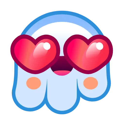 😍 Стикер «Ghost Emoji» для Telegram