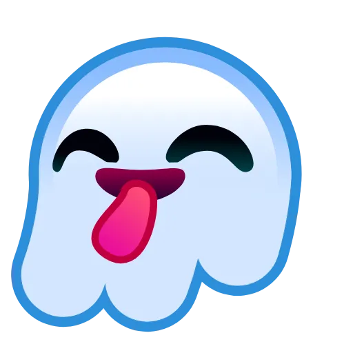 😛 Стикер «Ghost Emoji» для Telegram