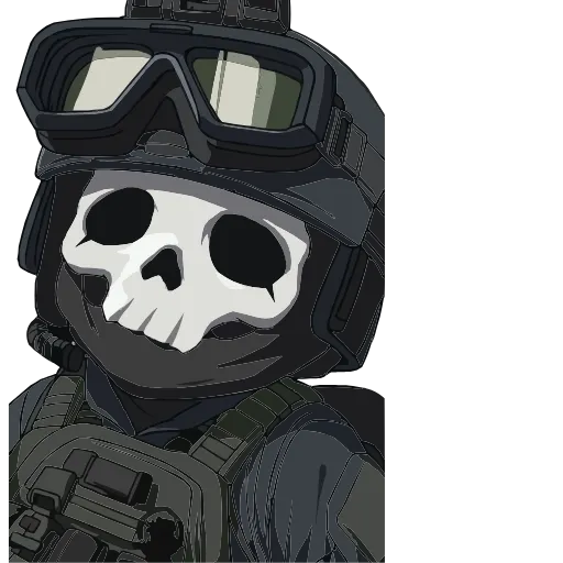 🤩 Эмодзи «Гоуст Call of Duty» для Telegram