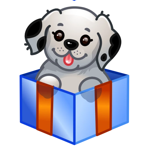 🐶 Эмодзи «Подарки на 8 марта» для Telegram