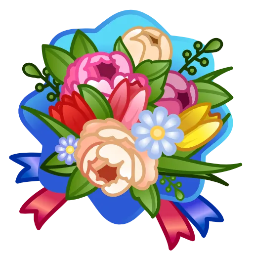 💐 Эмодзи «Подарки на 8 марта» для Telegram