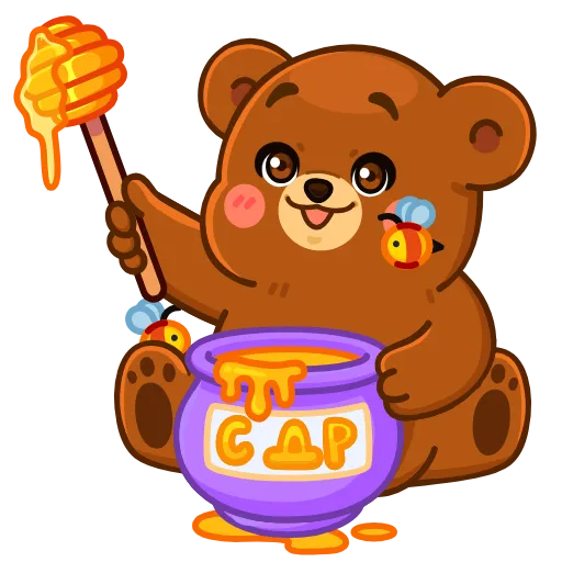 🍯 Эмодзи «Подарки VK» для Telegram