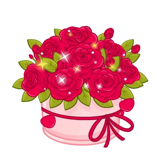 🌹 Эмодзи «Подарки VK» для Telegram