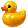 🦆 Эмодзи «Зелено-фиолетовые буквы и эмодзи» для Telegram