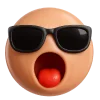 😎 Эмодзи «Зелено-фиолетовые буквы и эмодзи» для Telegram