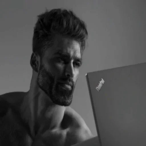 😐 Стикер «Gigachad1» для Telegram
