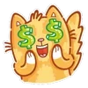 🤑 Эмодзи «Ginger Cat» для Telegram