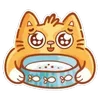 🍽 Эмодзи «Ginger Cat» для Telegram