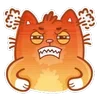 😡 Эмодзи «Ginger Cat» для Telegram
