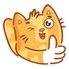 👍 Эмодзи «Ginger Cat» для Telegram