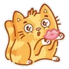 😘 Эмодзи «Ginger Cat» для Telegram